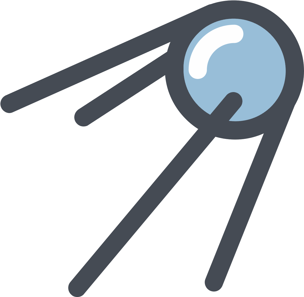 Earth Sputnik Icon - Спутник Png Clipart (1249x1219), Png Download