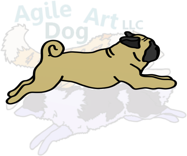 Pug Clipart (800x800), Png Download