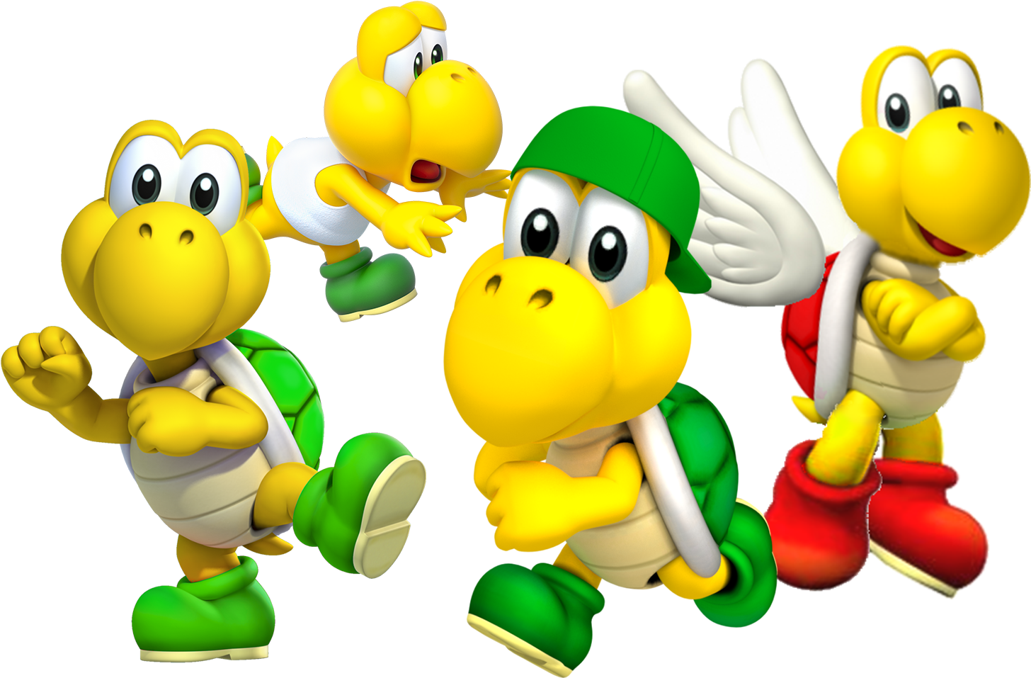 #bowser #characetrs #gaming #luigi #mario #nintendo - Super Mario Odyssey Koopa Troopa Clipart (1456x957), Png Download