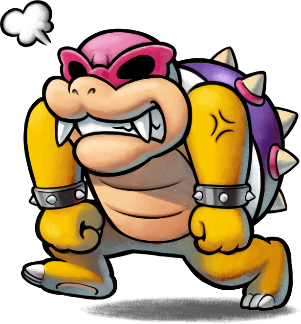 Bowser Jr - - Mario And Luigi Bowser's Inside Story Bowser Jr's Journey Clipart (616x662), Png Download