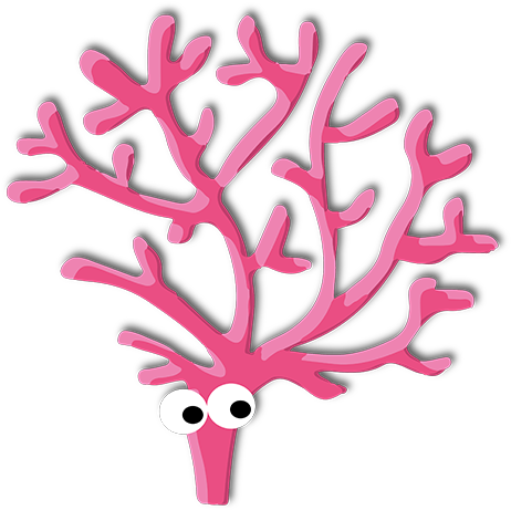 Download Coral Reef Red - Cartoon Coral Transparent Clipart (#4119964