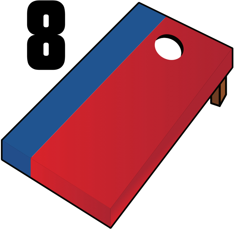 Choose Tailgate Or Regulation Size - Cornhole Clipart (750x750), Png Download