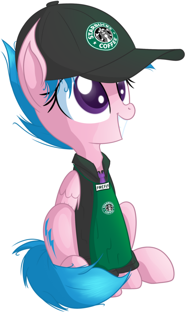 Firefly Starbucks By Vectorvito - Cartoon Clipart (595x1005), Png Download