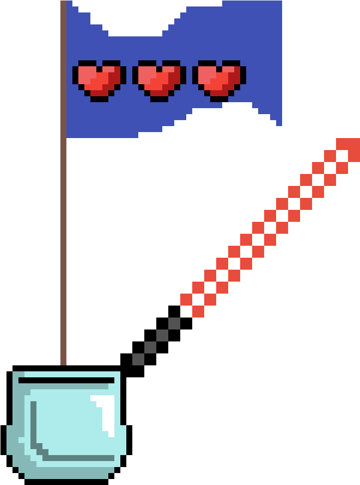 The Flag Of Love Holding A Lightsaber Clipart (721x973), Png Download
