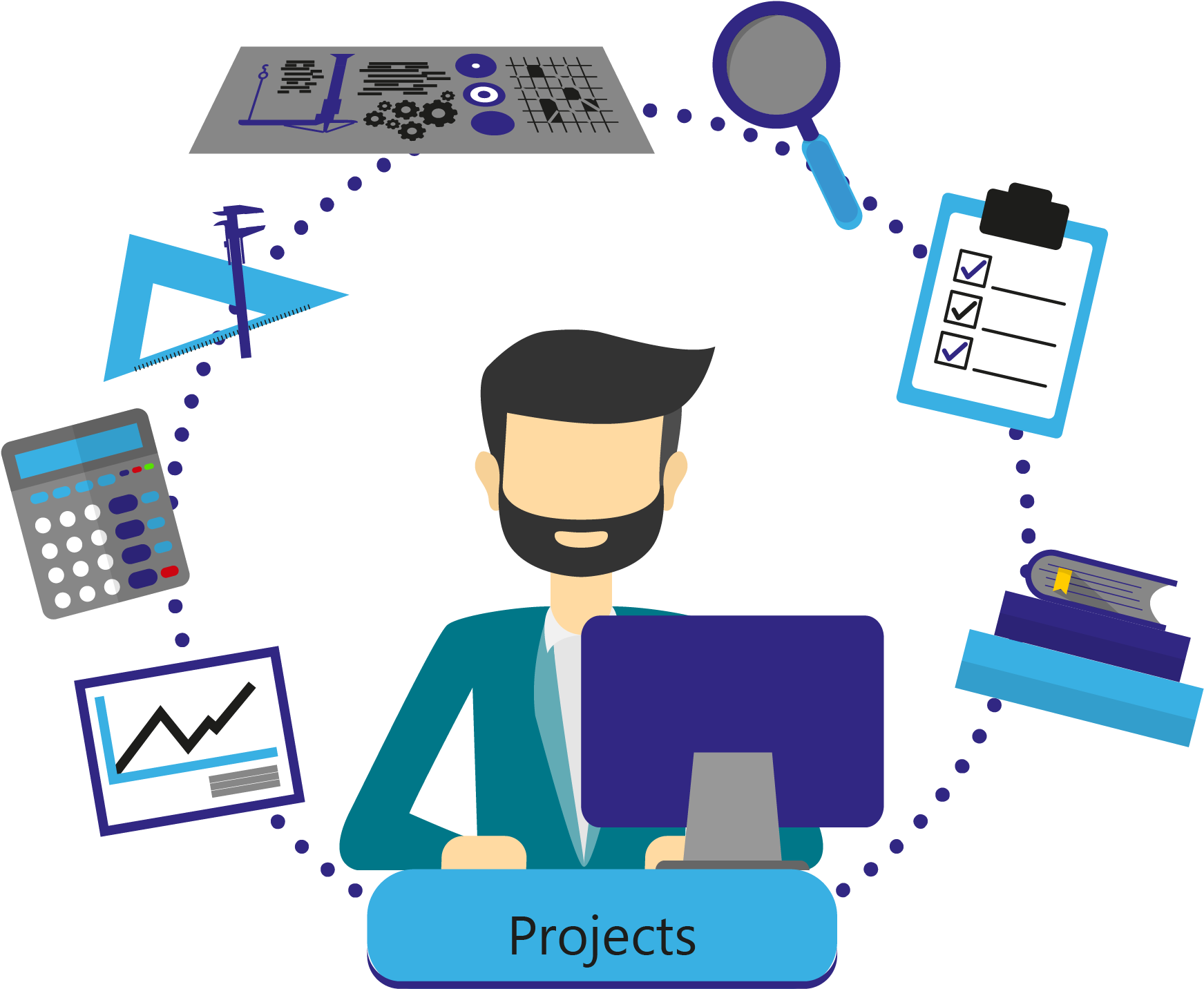 Energy Clipart Geothermal Plant - Cartoon - Png Download (1772x1773), Png Download