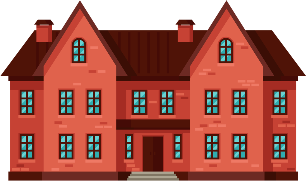 Model Trains, Clip Art, Christmas, Homes, Painting, - House - Png Download (1024x645), Png Download