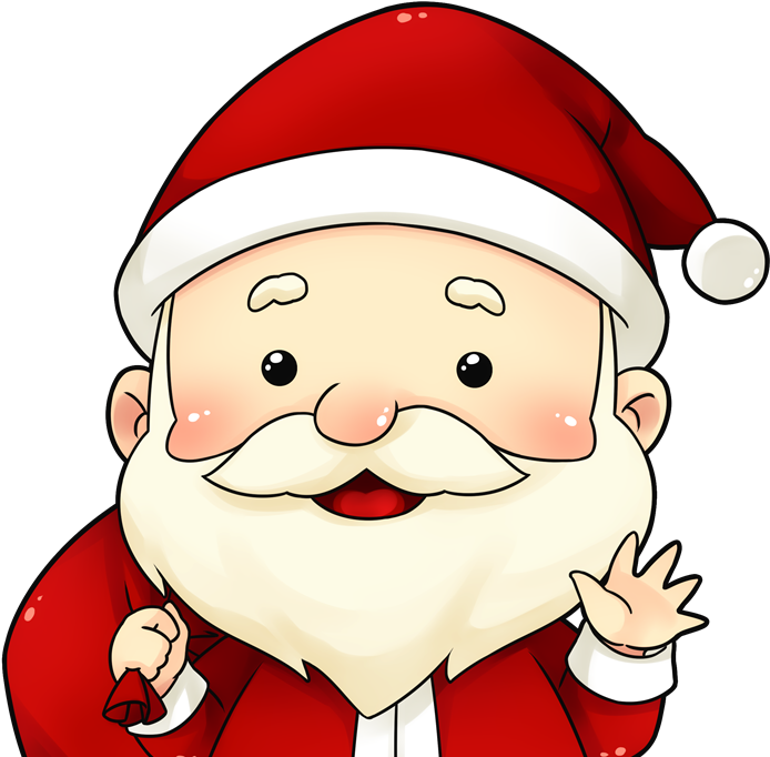 Animated Cute Transparent Background Santa Claus Christmas Pictures