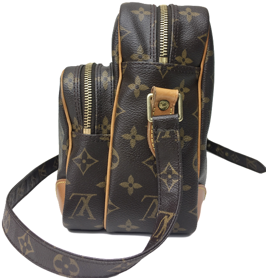 Louis Vuitton Monogram Canvas Nil - Messenger Bag Clipart (562x750), Png Download