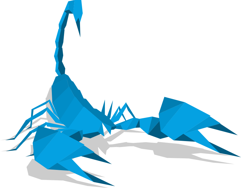 Scorpion Is The Most Cost-effective And High Value - Scorpion Marketing Logo Clipart (813x633), Png Download