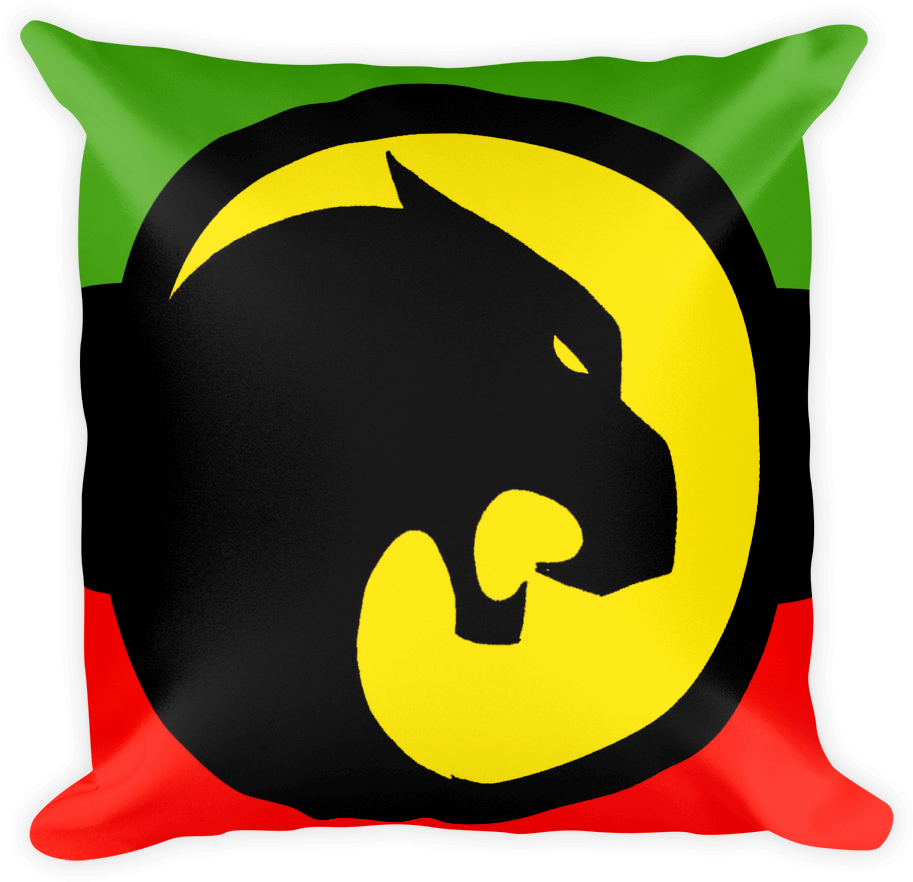 Wakanda Flag Clipart Symbol - Pillow - Png Download (1000x1000), Png Download