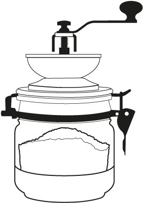 Un Molido Más Grueso Es Mucho Mejor - Sketch Clipart (600x546), Png Download