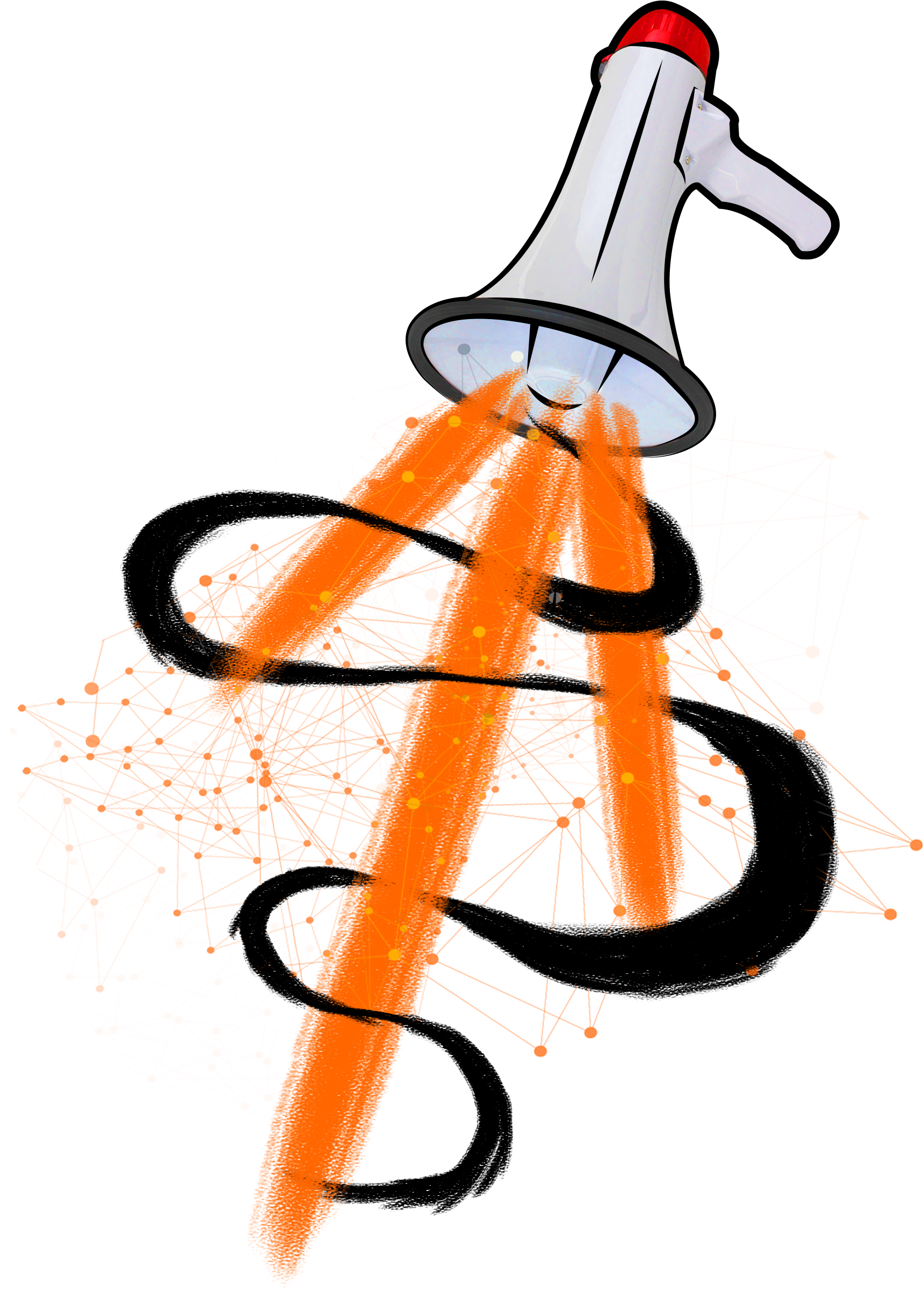 Marketing Digital Altavoz - Illustration Clipart (1782x2504), Png Download