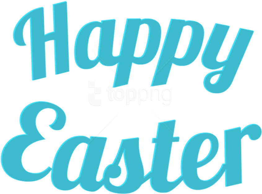 Free Png Download Happy Easter Text Png Images Background - Happy Easter Text Png Clipart (850x632), Png Download