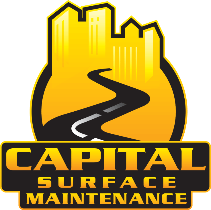 Capital Surface Maintenance Is A Co-owned Asphalt Maintenance - Graphic Design Clipart (736x732), Png Download