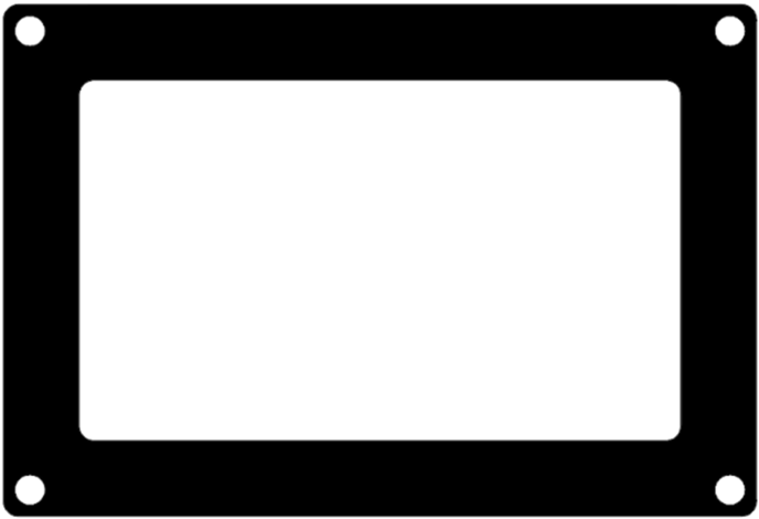 Blank Border - Android Tablet Tablet Icon Clipart (690x689), Png Download