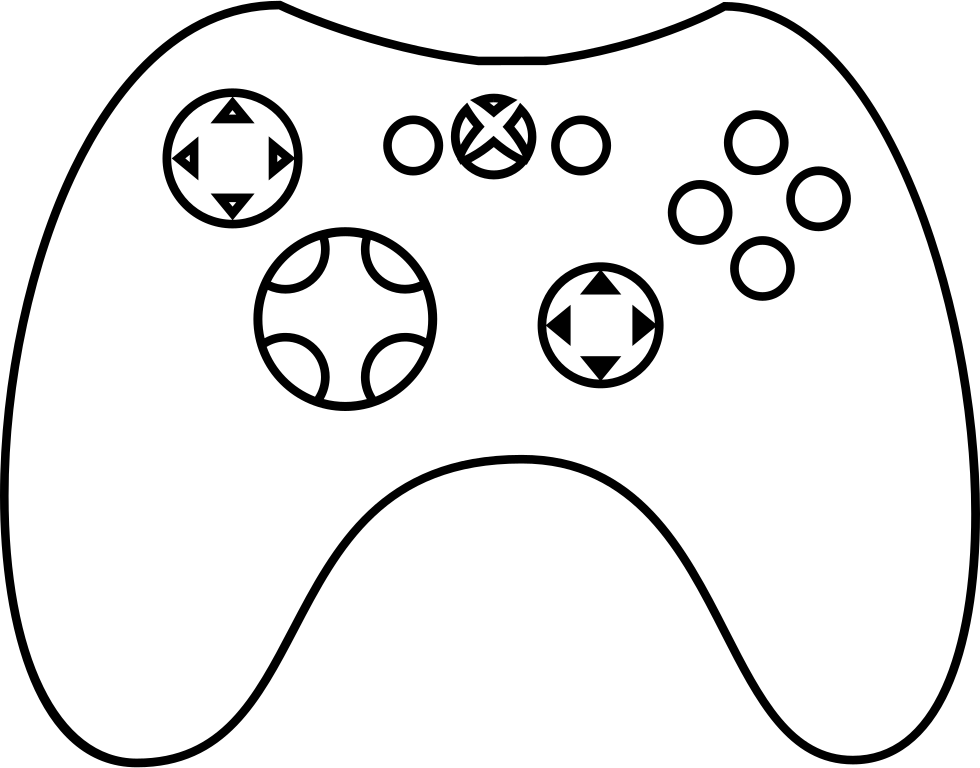 Xbox Gamepad Comments Clipart (980x768), Png Download