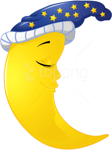 Free Png Download Cute Moon Transparent Clipart Png - Moon Clipart Transparent Background (480x640), Png Download