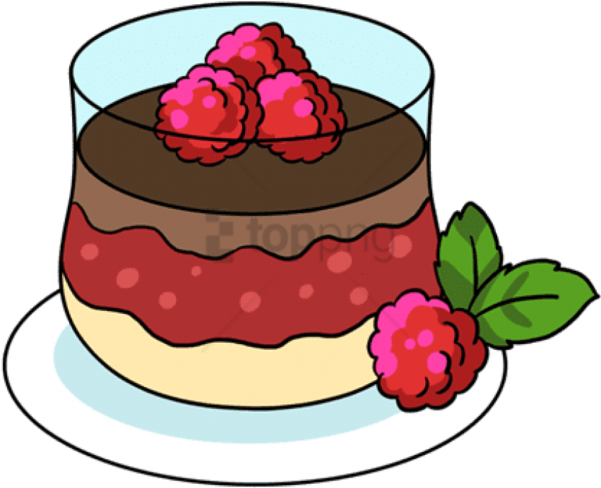 Free Png Desserts Clipart (851x692), Png Download