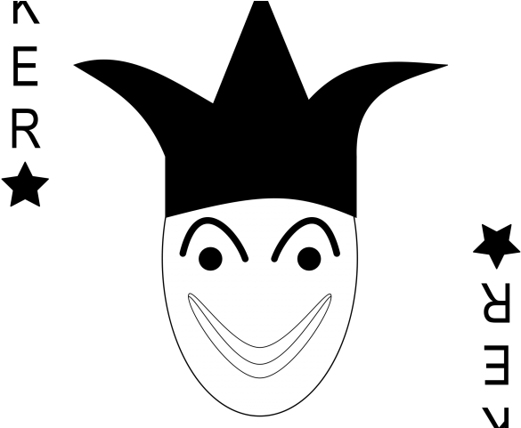 Joker Clipart Card - Star And Moon Vector - Png Download (640x480), Png Download