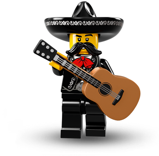 Mariachi Band Png - Lego Minifigures Series 16 Mariachi Clipart (1128x635), Png Download