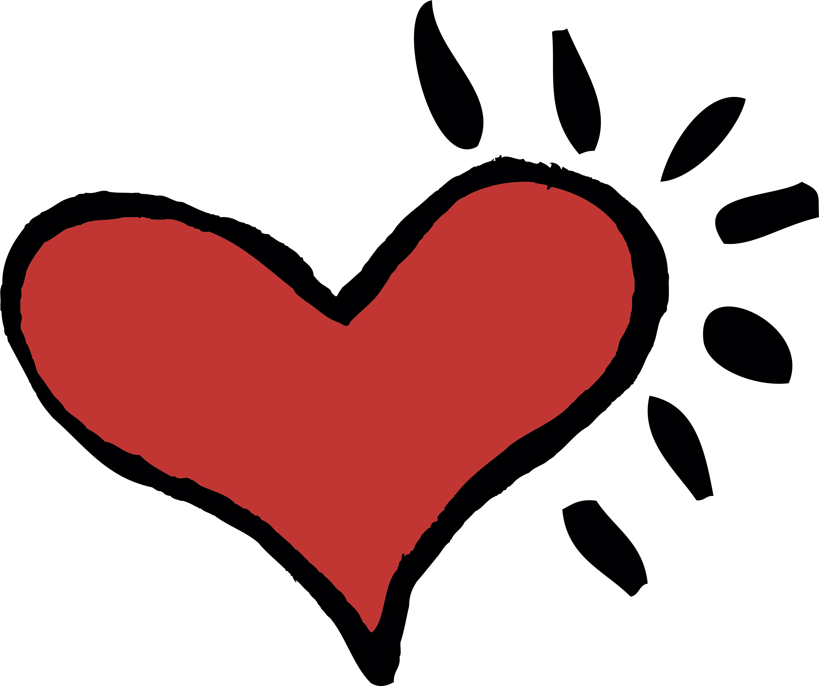 10 Corso Como Loves - Heart Clipart (2856x2923), Png Download