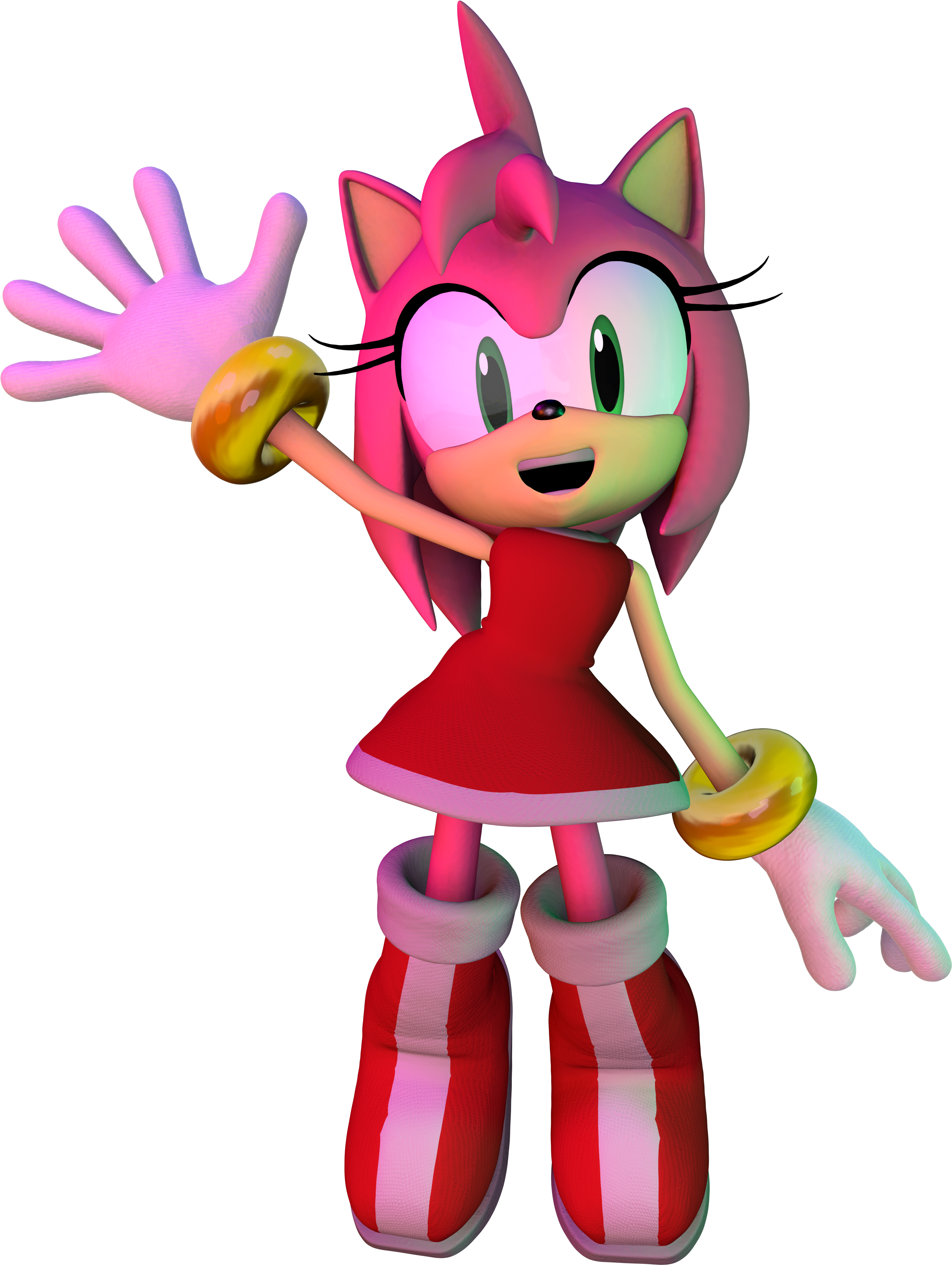 Amy Rose Amy Rose Sonic Heroes Clipart (2895x3847), Png Download