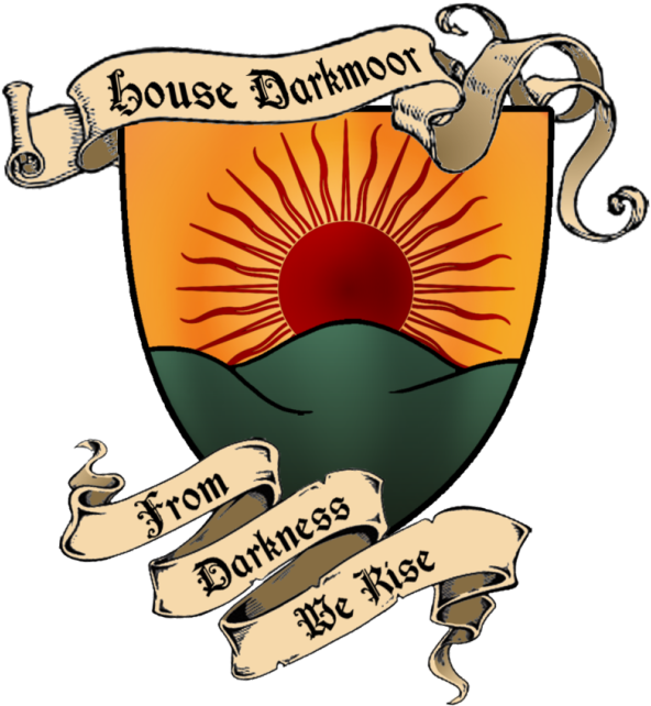 House Darkmoor By Whitemace-dazzlrk - Scroll Banner Clip Art - Png Download (676x676), Png Download