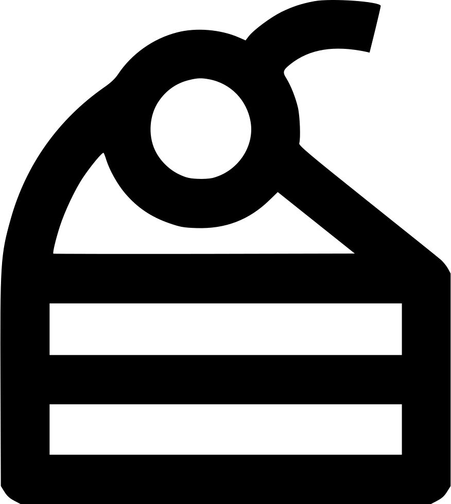 Cake Piece Png Icon Free Download Onlinewebfonts Clipart (876x980), Png Download