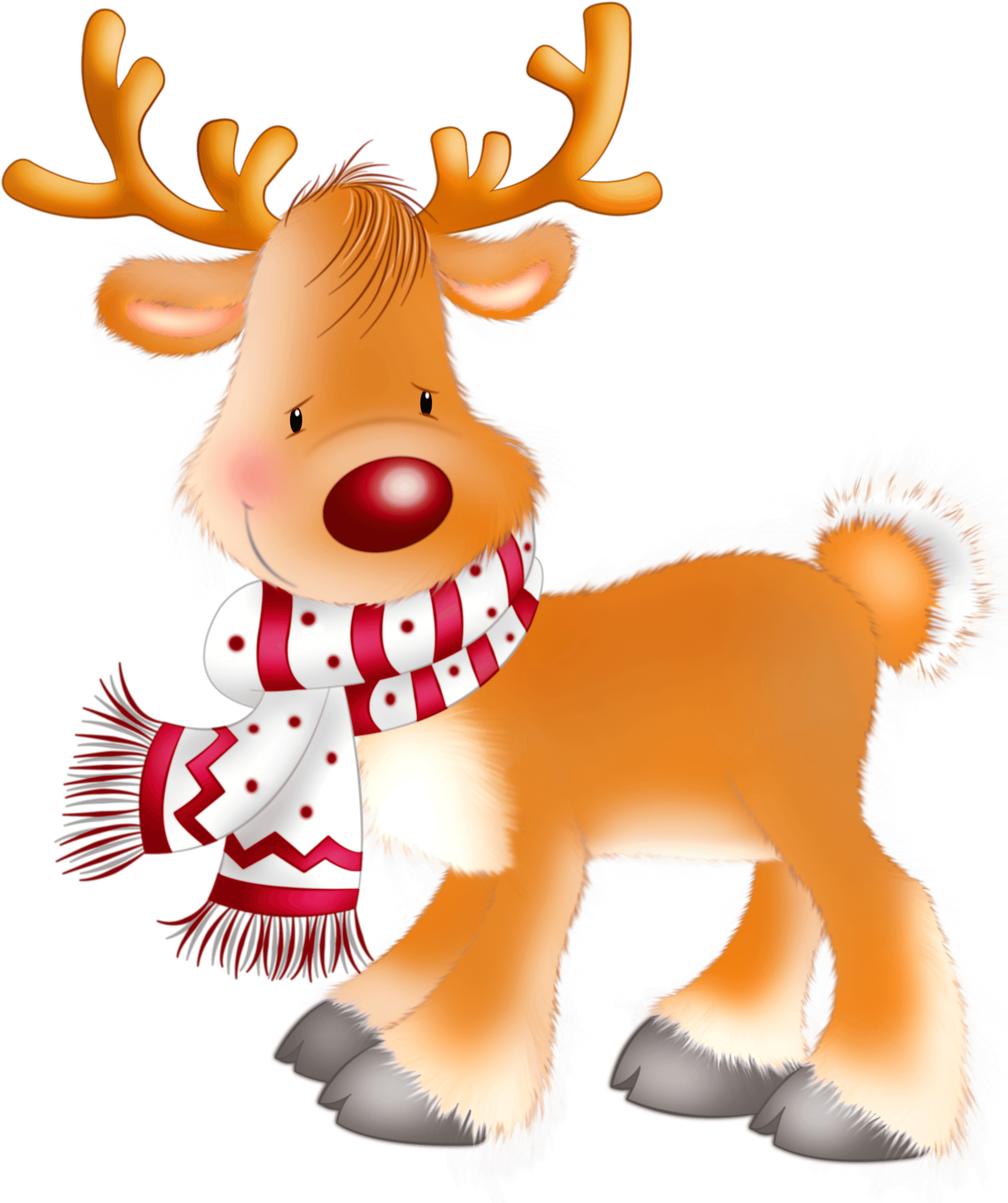 Christmas Clipart Rudolph - Png Download (2749x3280), Png Download
