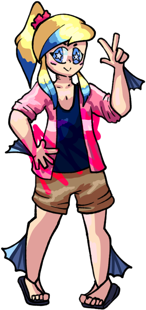 Ok This Is Really Pretty But I Had To Do A Double Take - Cartoon Clipart (619x1200), Png Download
