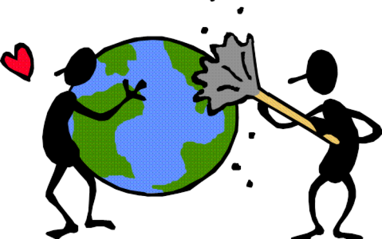 Earth Day Clean Up - Clean Earth Clip Art - Png Download (747x467), Png Download