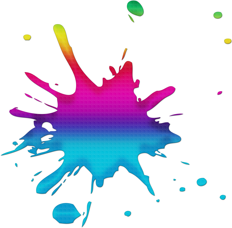 Splash Clipart Colour Splash - Png Download (931x917), Png Download