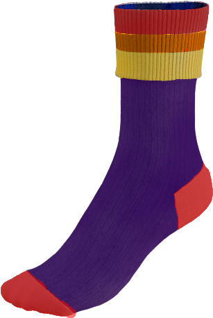 Socks Clipart High Sock - Sock - Png Download (853x853), Png Download