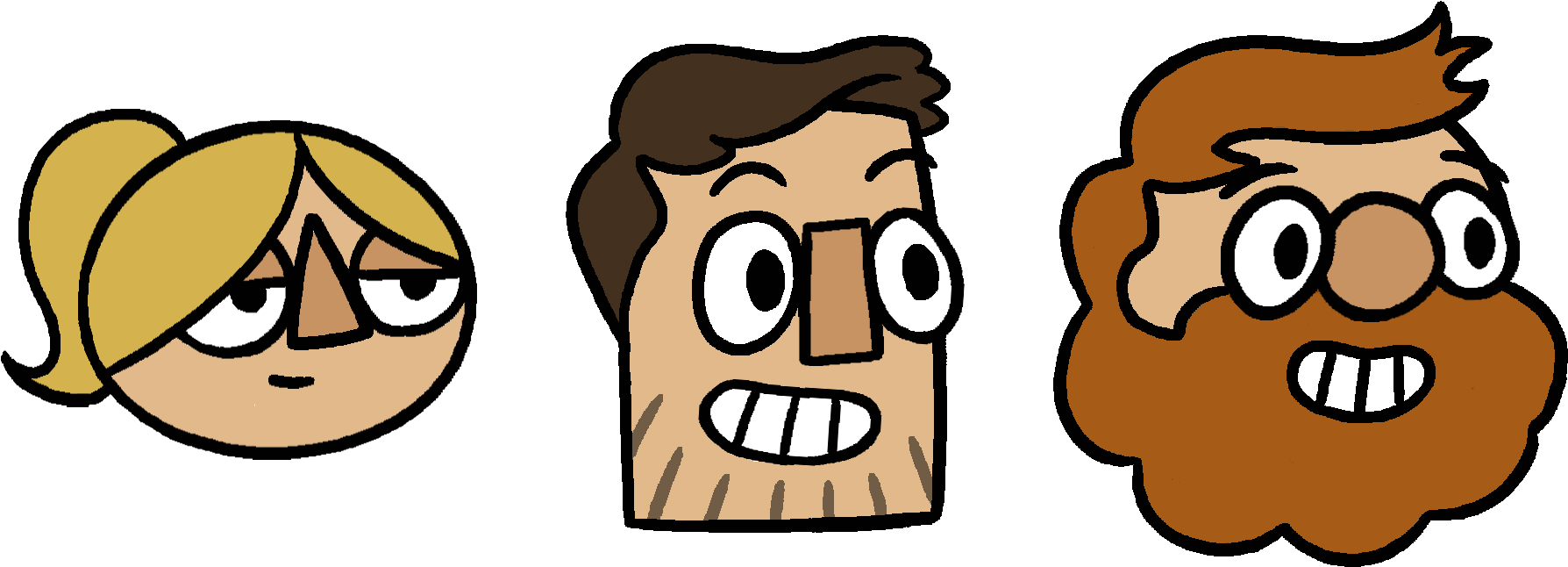 Fanartdrew The Holy Trinity On Stream Today Clipart (1840x700), Png Download