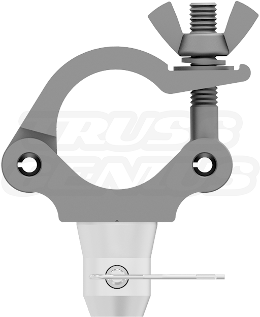 2-inch Heavy Duty Black Coupler Clamp, Stage Lighting - C-clamp Clipart (570x708), Png Download