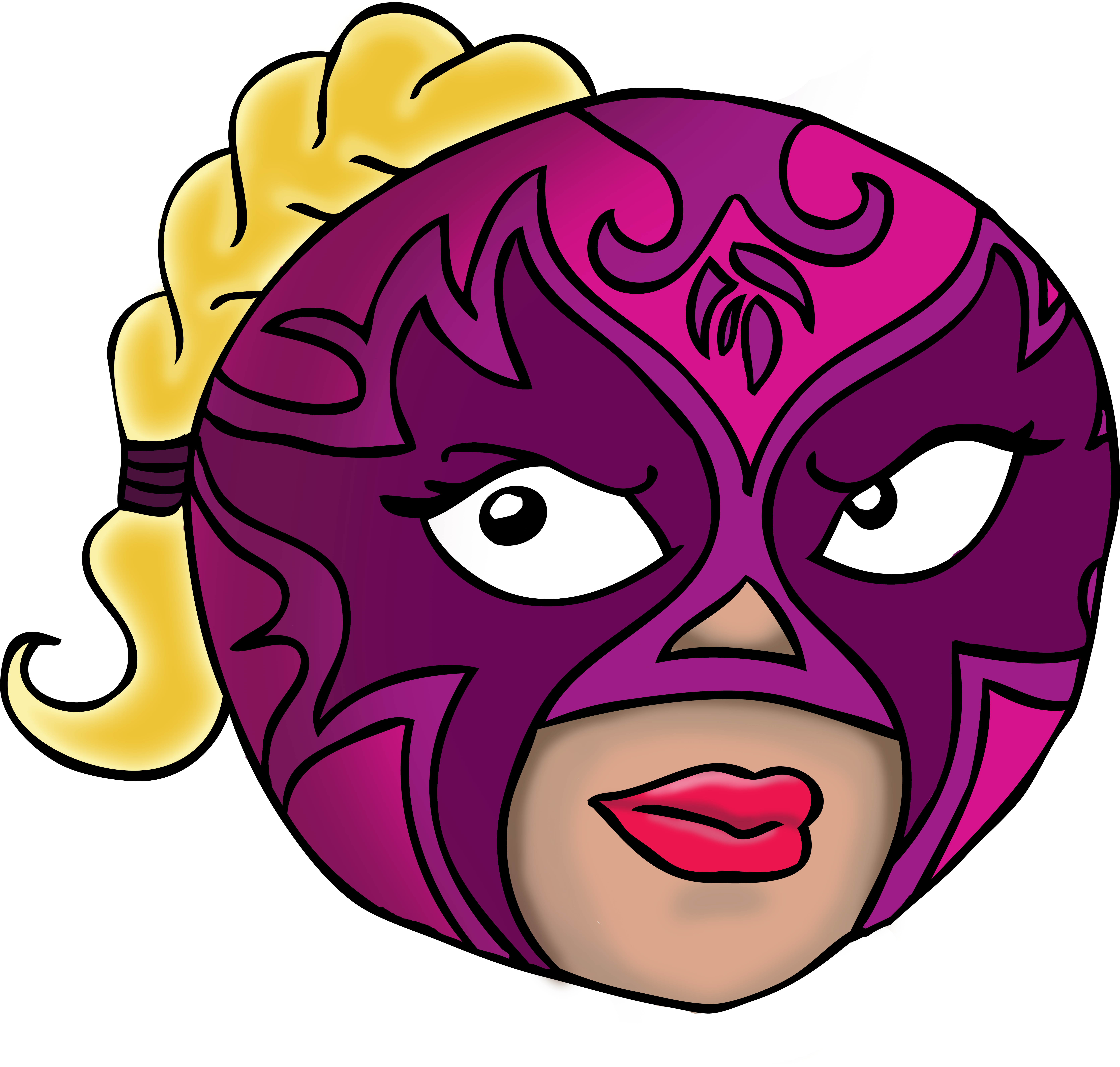 The Sister Of El Niño, La Niña Joined The ¡lucha Lucha Clipart (7200x7200), Png Download