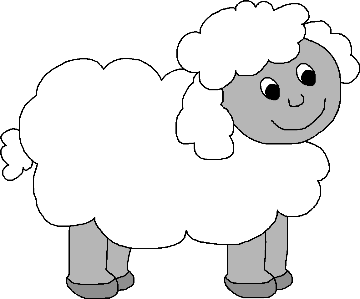 Clipart Of Sheep, Trivia And Sheep Of - Cartoon - Png Download (1165x966), Png Download