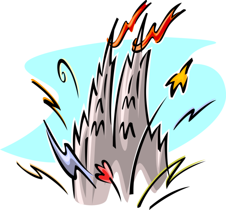 Vector Illustration Of Christian Religion Church Spires Clipart (753x700), Png Download