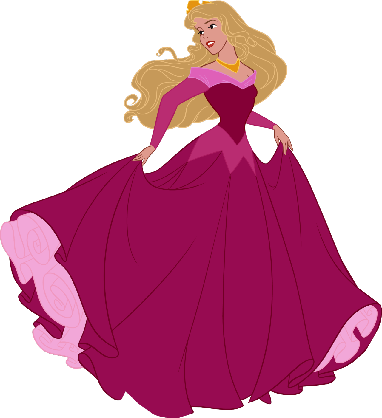 Beauty And The Beast Cinderella Sleeping Beauty Snow - Aurora Beauty And The Beast Clipart (1280x1402), Png Download