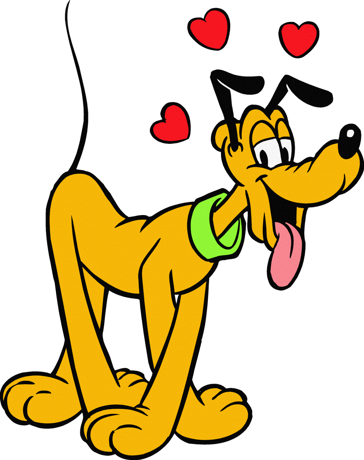 How - Mickey Mouse Pluto Disney Png Clipart (1268x1600), Png Download
