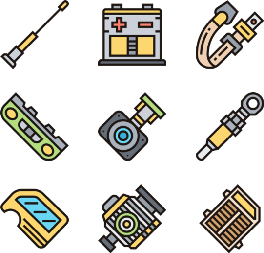 Car Parts Clipart (600x564), Png Download