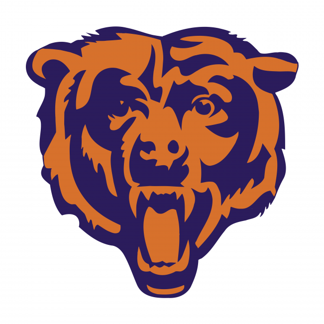 Chicago Bears Logo - Chicago Bears Bear Logo Clipart (866x650), Png Download