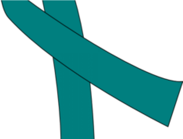 Teal Clipart Teal Ribbon - Png Download (640x480), Png Download