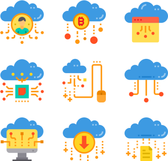 Cloud Technology Clipart (600x564), Png Download