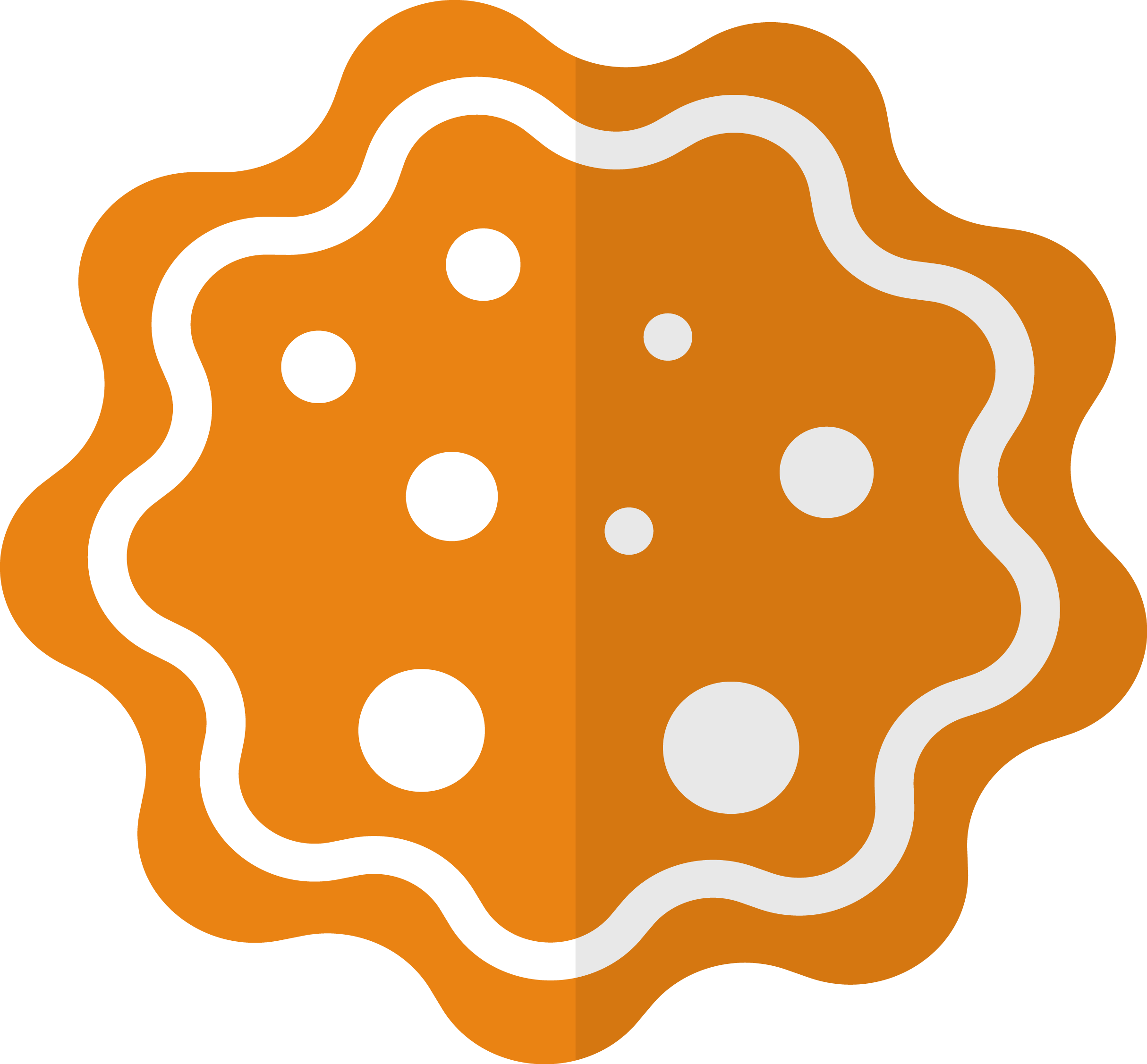 Cracker Clipart Square Cracker - Png Download (2429x2254), Png Download