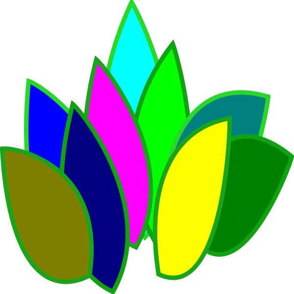 Fire Flames As Multicolored Vector Clip Art - Png Download (600x600), Png Download