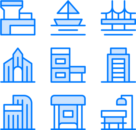 Cityscape Clipart (600x564), Png Download