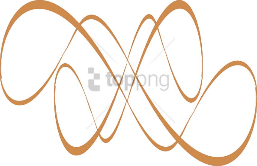 Free Png Gold Swirls Png Png Image With Transparent Clipart (850x550), Png Download