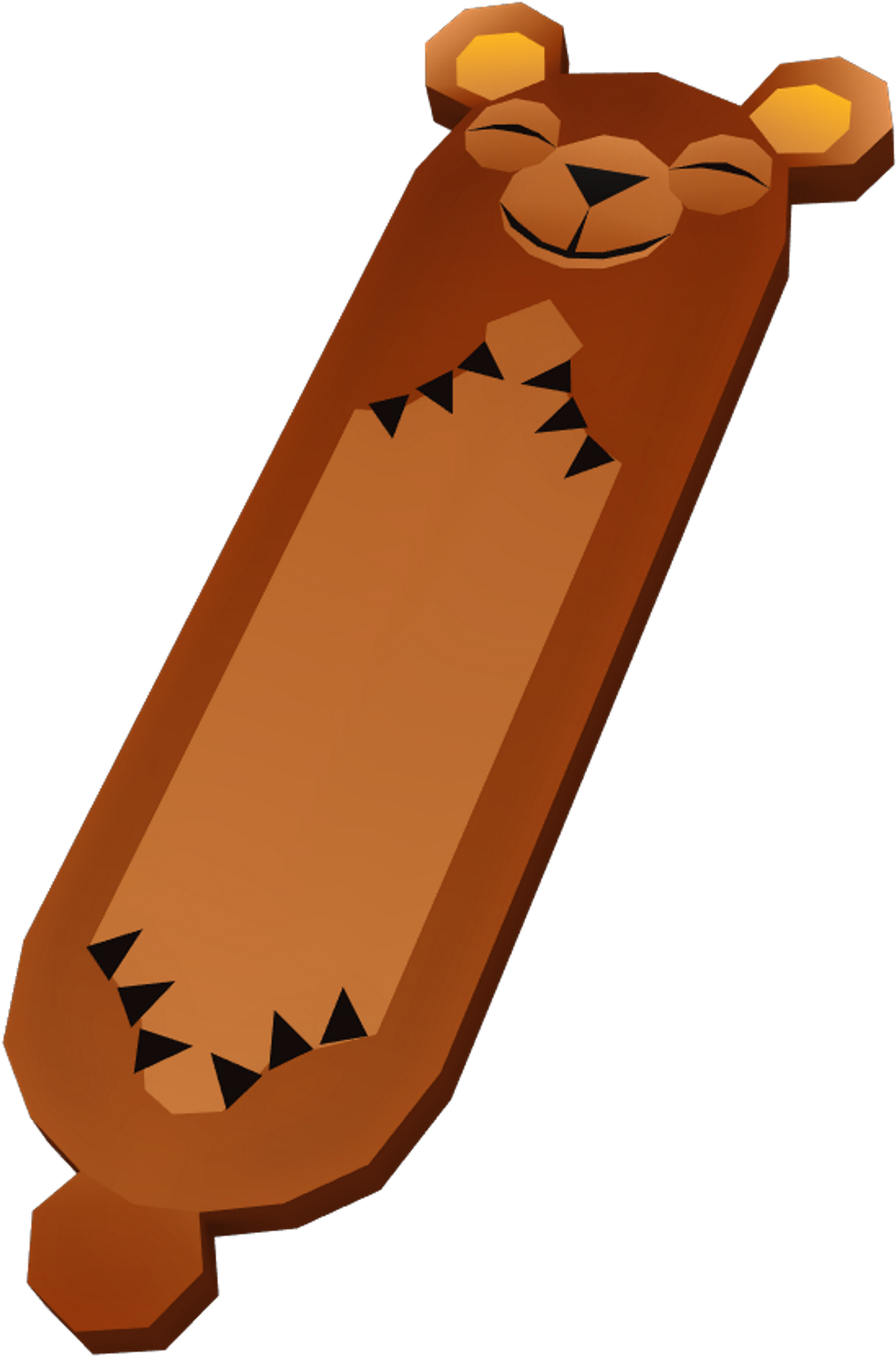 Teddy In Its Original Form - Skateboarding Clipart (1300x1620), Png Download