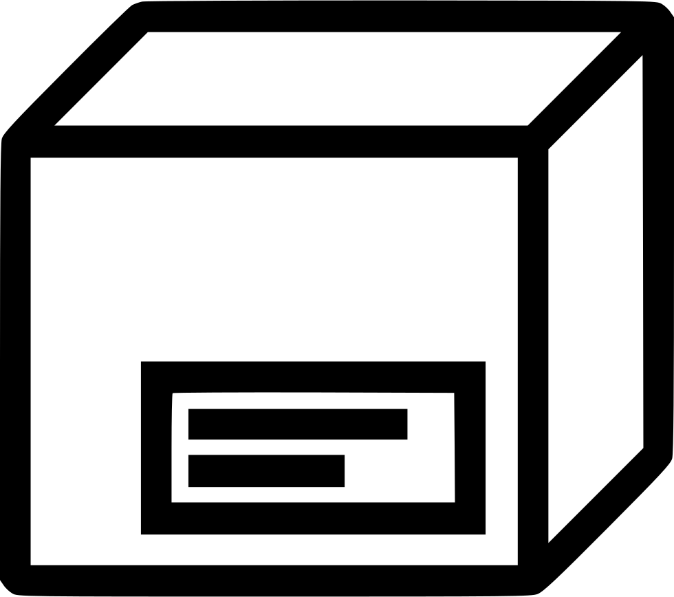 Png File Svg - Cube Clipart Black And White Transparent Png (980x868), Png Download